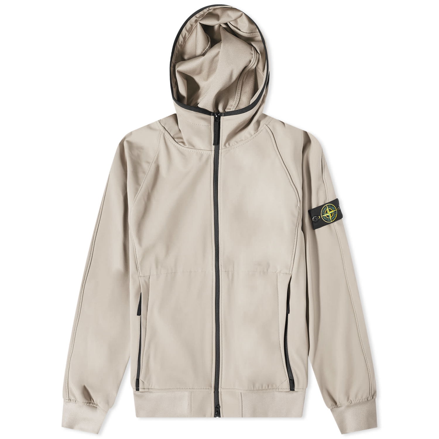 Ветровка Stone Island Light Soft Shell-R Hooded Jacket Бежово | 781540927-V0092, 0