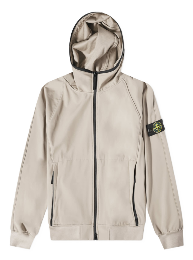 Ветровка Stone Island Light Soft Shell-R Hooded Jacket Бежово | 781540927-V0092