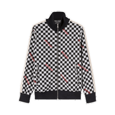 Яке Palm Angels Jacquard Damier Classic Track Jacket Черно | PMBD001F22FAB0041025, 0