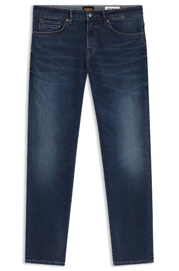 Дънки BOSS Maine Regular-Fit Soft-Motion Denim Jeans Синьо | 50549508, 0