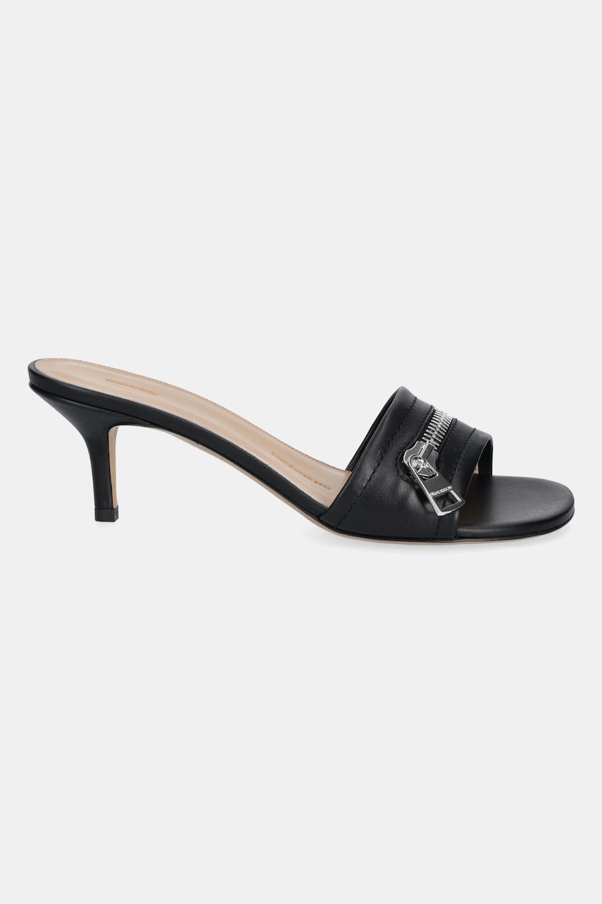 Кецове и обувки JW Anderson Biker Heel Sandals Черно | SN0105.LA0268, 1