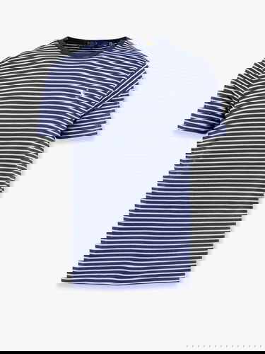 Тениска Polo by Ralph Lauren Striped Crew Neck T-Shirt by Polo Ralph Lauren Синьо | 710961128003, 0