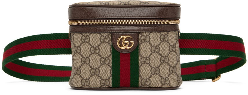 Чанта за кръста Gucci Ophidia Belt Bag Бежово | 699765 96IWG, 0