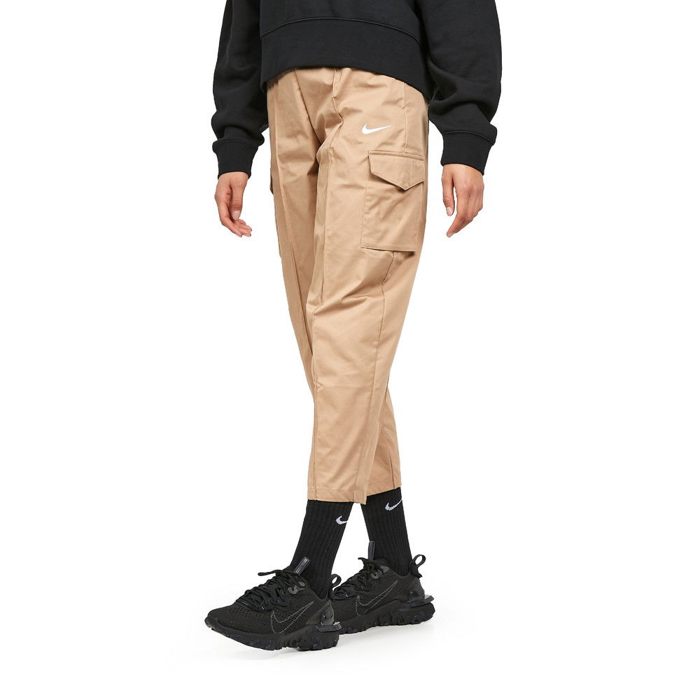 Панталони Nike Sportswear Essentials Woven High-Rise Pants Кафяво | DD5983-200, 1