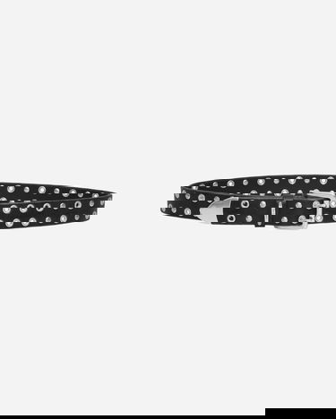 Колани OUR LEGACY Our Legacy Studded Double Tongue Belt Черно | A2258DFL 001, 2