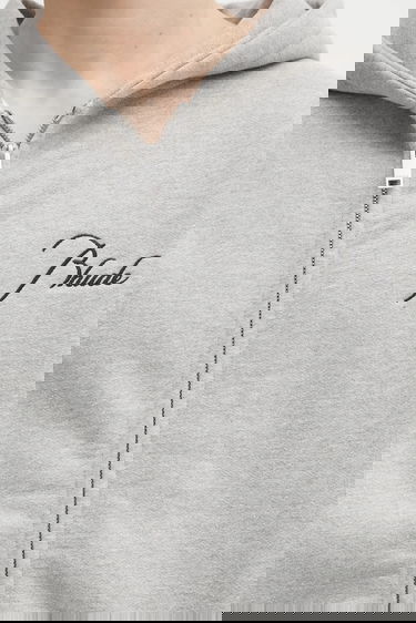 Суитчър Rhude Classique Gathered Full Zip Hooded Sweatshirt Сиво | RHFW25ST04829, 3