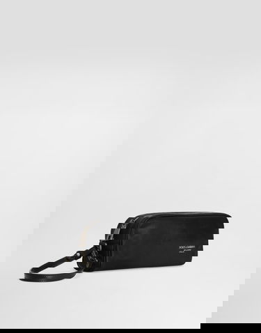 Чанта за пътуване Dolce & Gabbana Tempesta Calfskin Toiletry Bag Черно | BP3456AU99480999, 1