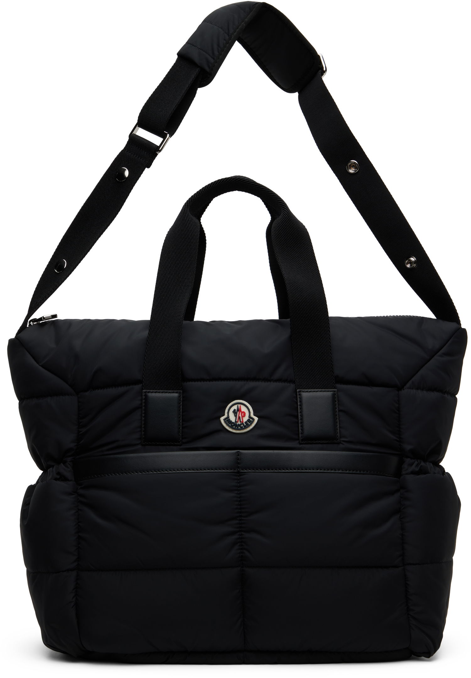 Голяма пазарска чанта Moncler Moncler Enfant Baby Nylon Changing Bag Черно | K19515D00001M6811, 0