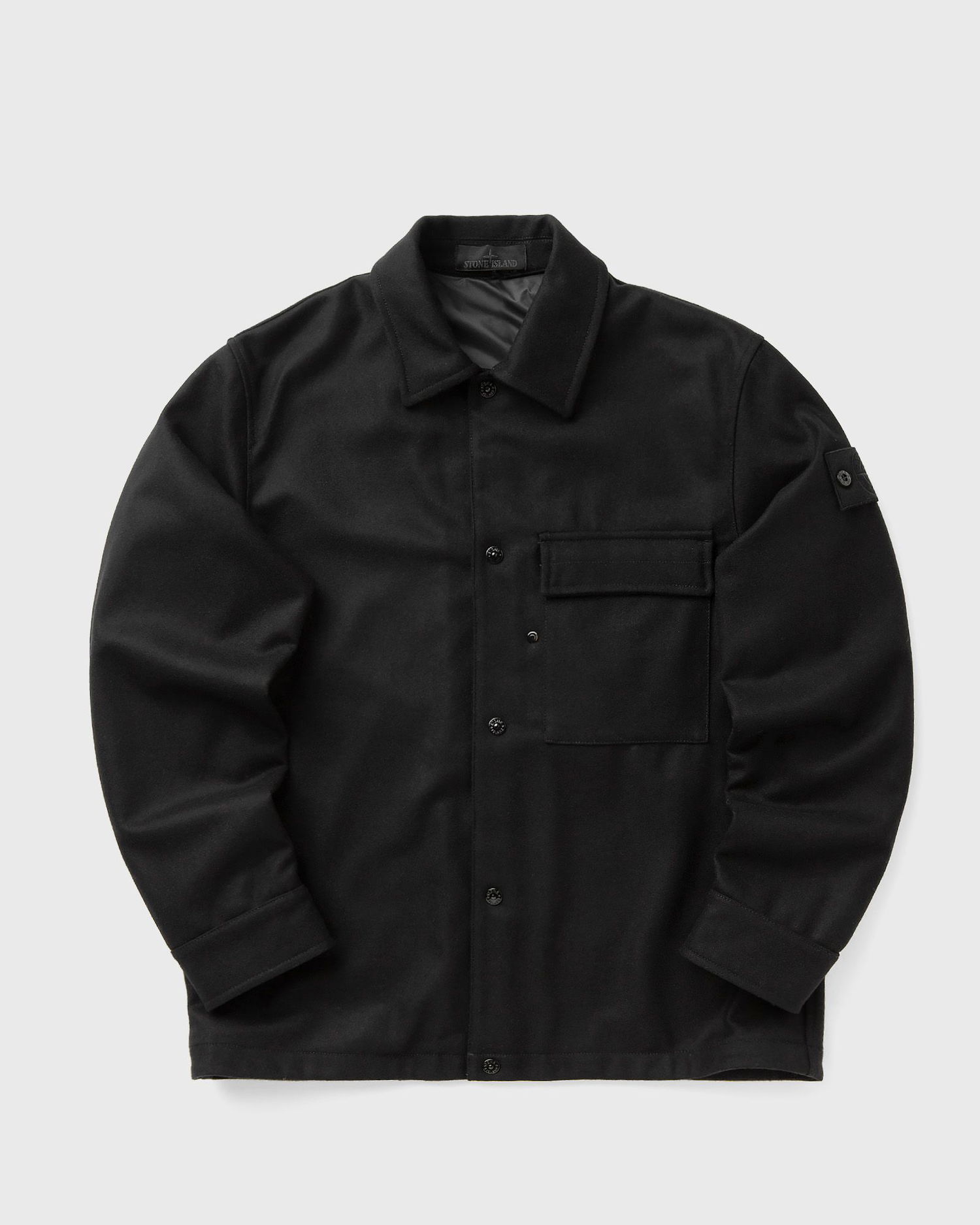 Риза Stone Island Wool Overshirt Черно | K2S151200028S0F24.V0029, 0