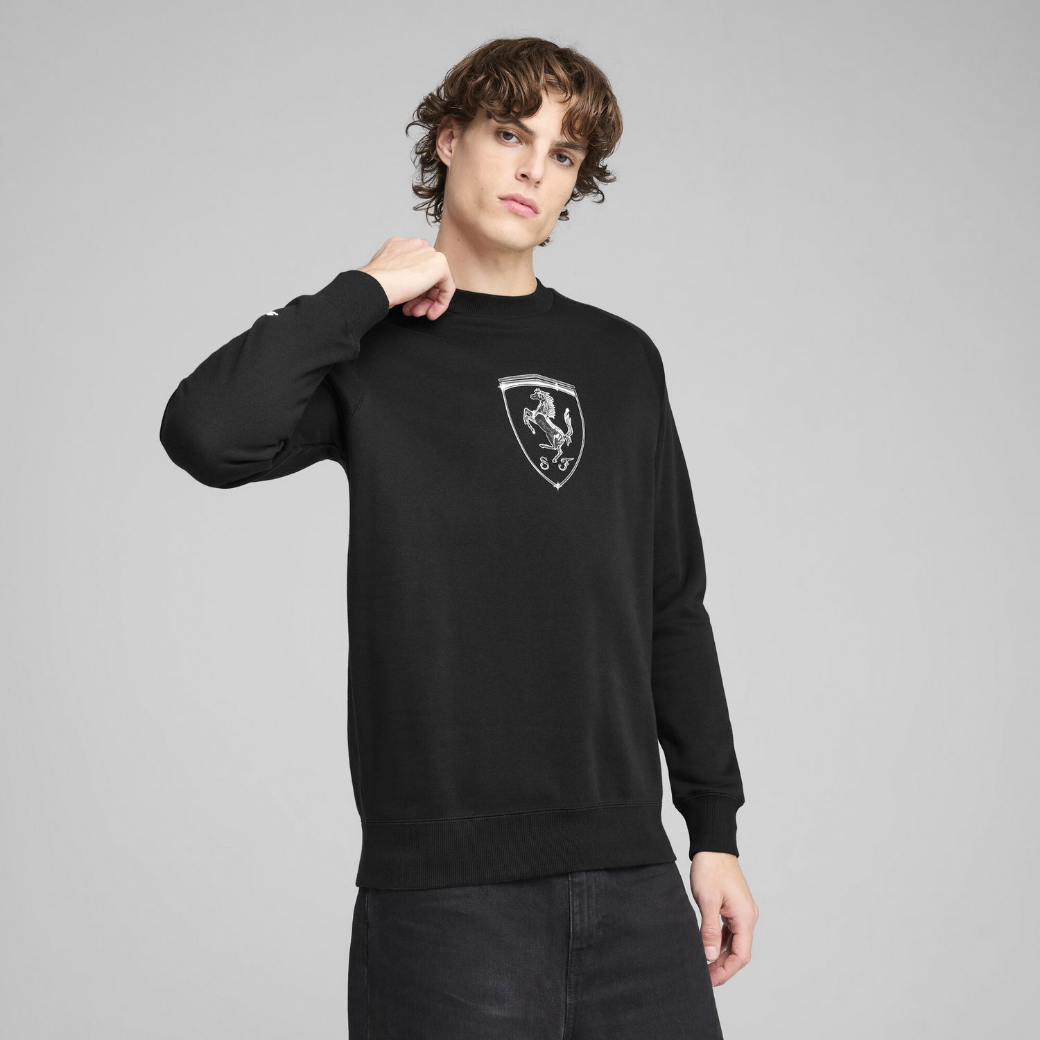 Суитчър Puma Scuderia Ferrari HP Race Big Shield Sweatshirt Черно | 630193_01, 0