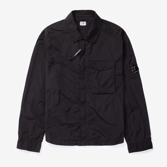 Яке C.P. Company Pocket Overshirt Черно | 16CMOS039A-999, 0