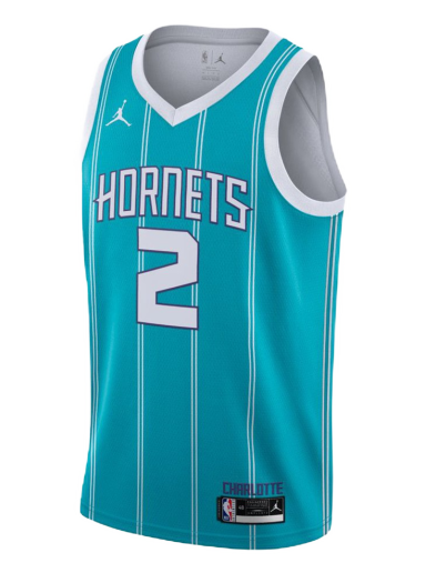 Фланелка Jordan Air Jordan Lamelo Ball Hornets Icon Edition 2022 Swingman NBA Jersey Тюркоазено | CN8016-453