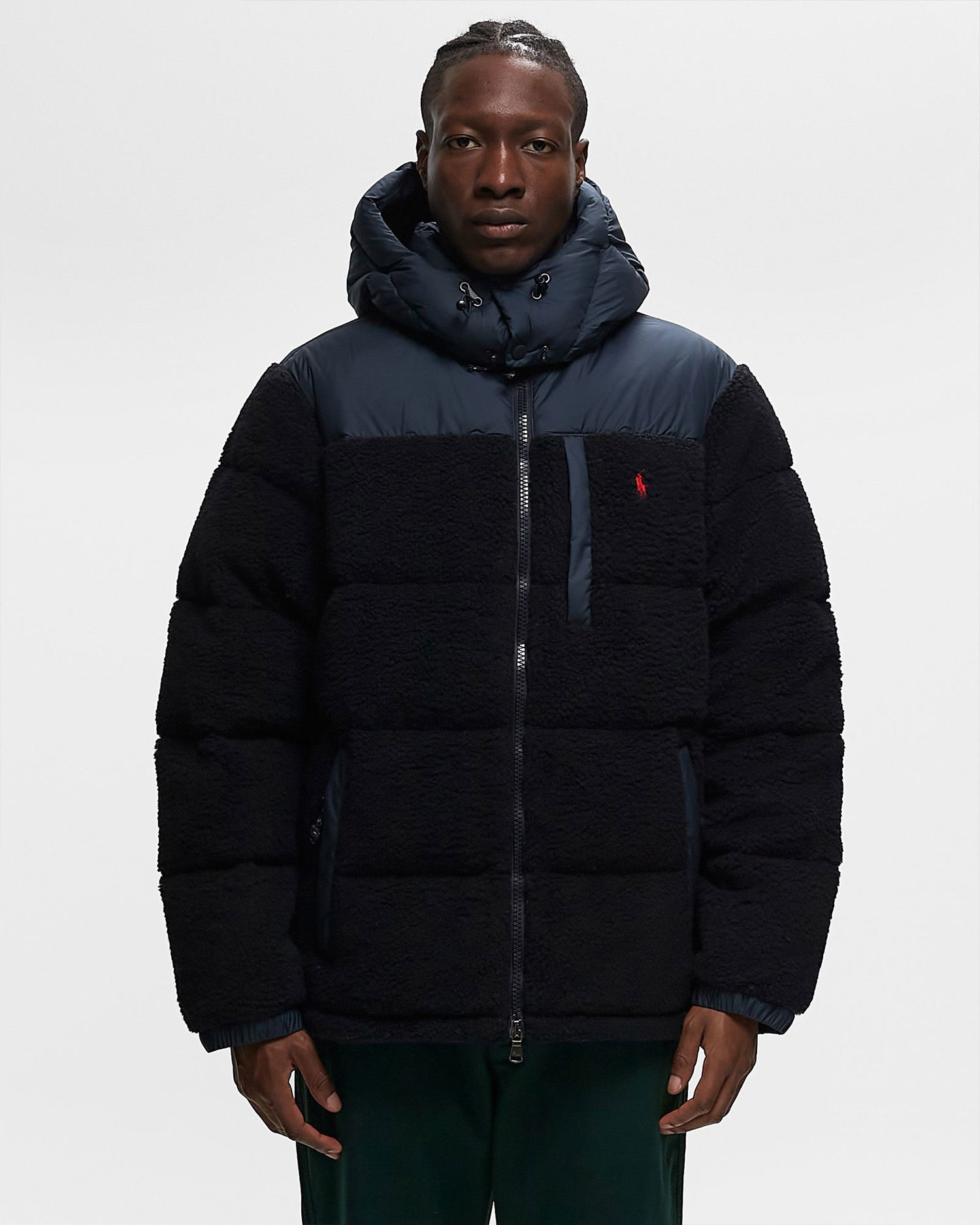 Пухо яке Polo by Ralph Lauren HIPILE ELCAP-INSULATED-COAT Тъмно синьо | 710907559001, 1