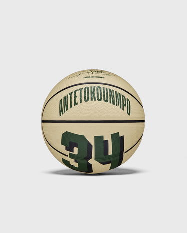 Спортна екипировка Wilson Tennis Giannis Antetokounmpo NBA Player Icon Mini Basketball Size 3 Бежово | WZ4007501XB3, 2