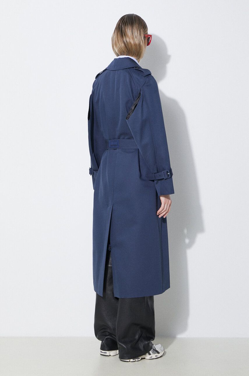 Тренчкот KENZO Kimono Trench Coat Синьо | FE52MA0729OV.77, 1
