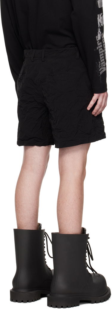 Къси панталони We11done We11done Crumpled Shorts Черно | WD-PT1-23-271-M-BK, 2