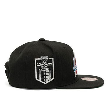 Шапка с козирка Mitchell & Ness NHL Top Spot Snapback Colorado Avalanche Black Черно | HHSS6743-CAVYYPPPBLCK, 1