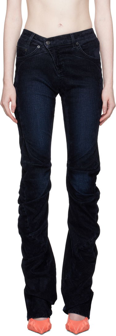 Дънки Ottolinger Ottolinger Offset Scrunch Jeans Синьо | 1701712, 0