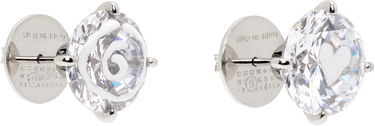 Обеци Maison Margiela MM6 Maison Margiela Stud Earrings with Spiral and Heart Design Бяло | SM7VG0086.P8372.971, 3