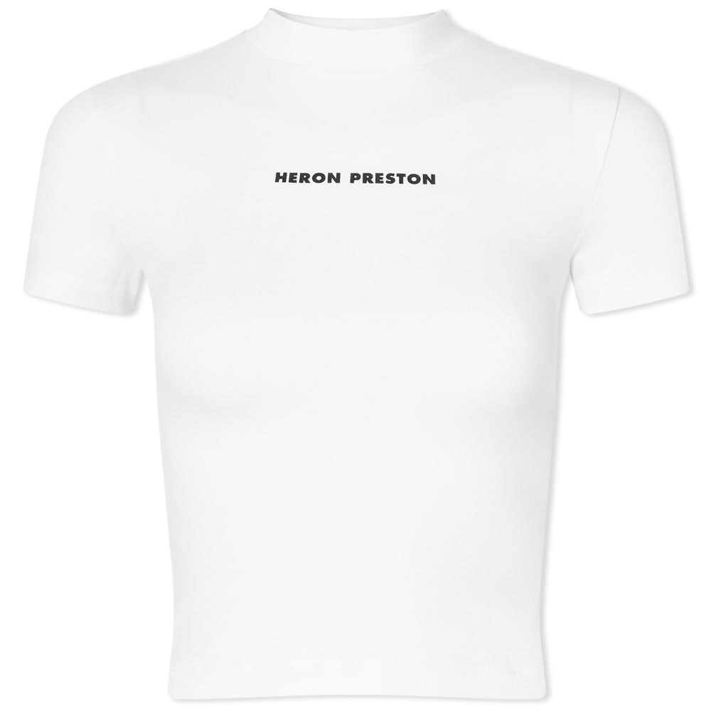 Тениска HERON PRESTON Logo Baby Tee Бяло | HWAA022C99JER0010110, 0