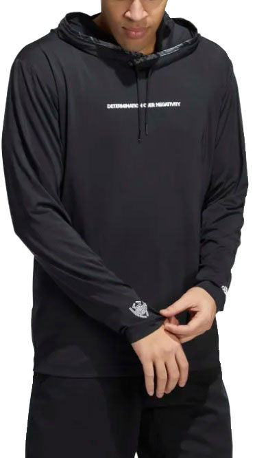 Суитчър adidas Performance Hoodie With Hood Черно | hi1383, 0