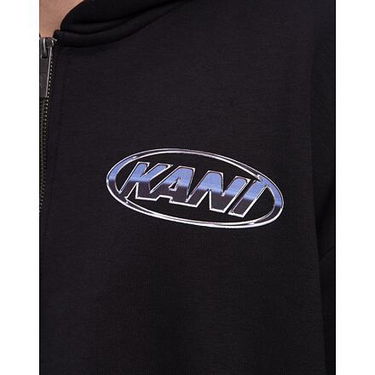 Суитчър Karl Kani Karl Kani Woven Signature Chrome Zip Hoodie Черно | KK-60220175, 1
