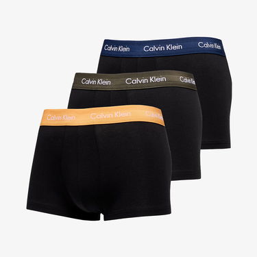 Боксерки CALVIN KLEIN Cotton Stretch Low Rise Trunk 3Pk Черно | U2664G 1TU, 0