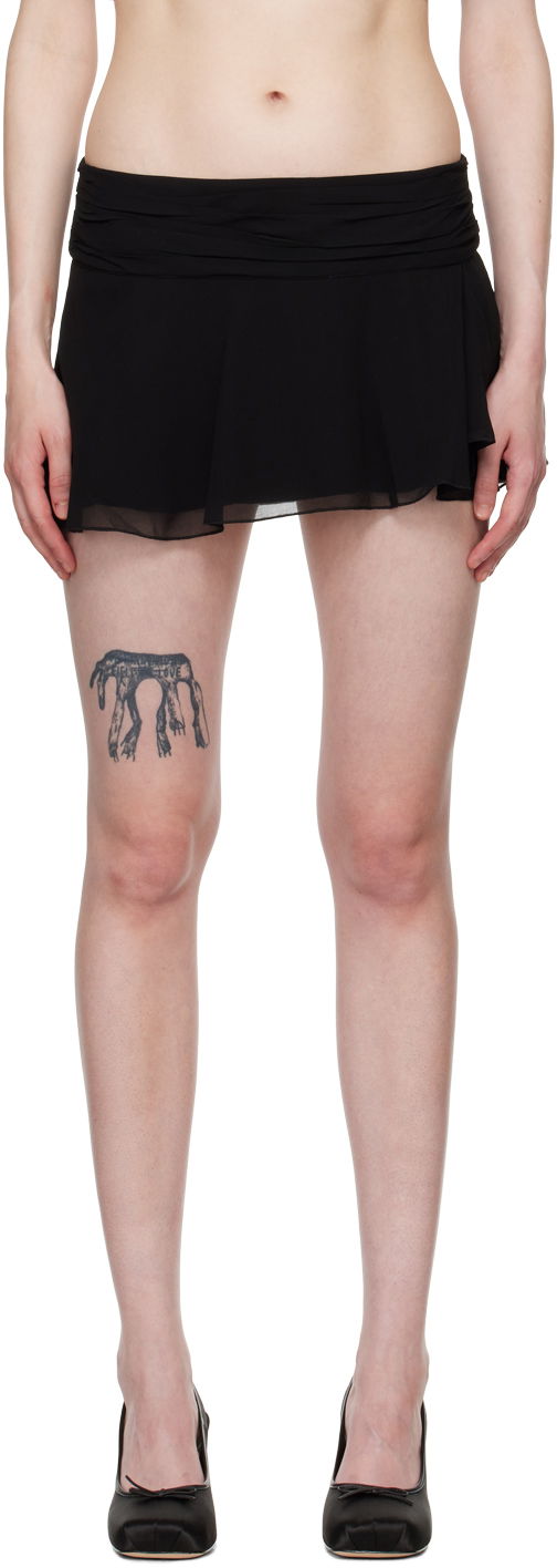 Guizio Slit Mini Skirt