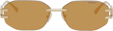 Слънчеви очила Versace Versace Damier Plaque Sunglasses Кафяво | 0VE2274 10027P58 8056262249901, 0
