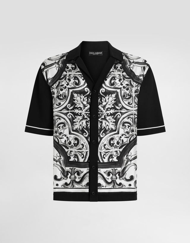 Dolce & Gabbana Majolica-Print Oversized Shirt