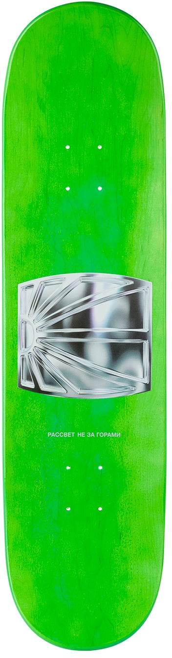Flexstyle PACCBET Rassvet Green 3D Skateboard Deck, 8.1 in Зелено | PACC10SK14, 1