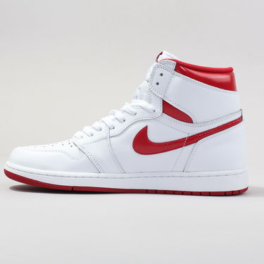 Кецове и обувки Jordan Air Jordan 1 Retro High OG "Metallic Red" Бяло | 555088-103, 0