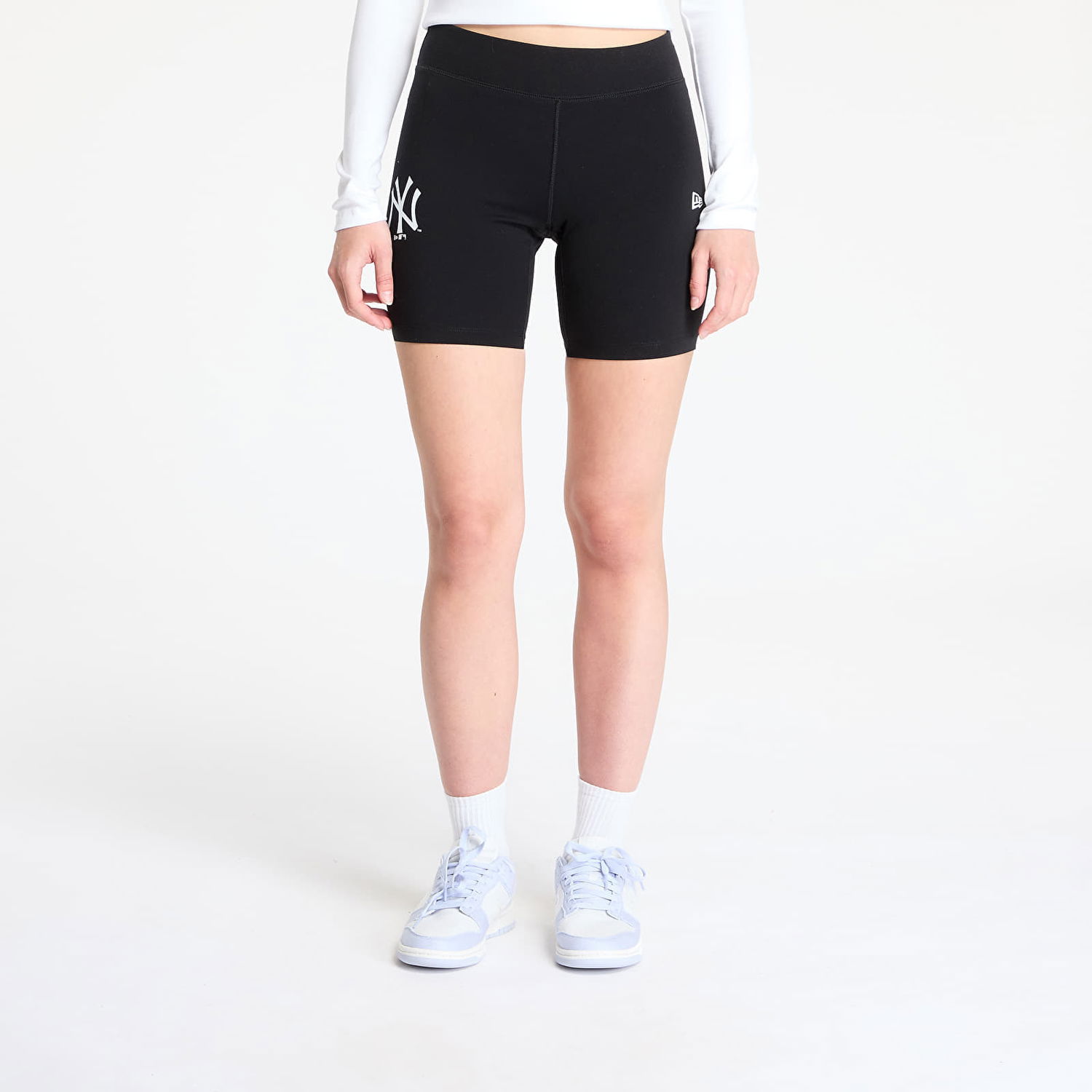 Къси панталони New Era New Era MLB League Essential Cycling Shorts New York Yankees Черно | 60596499, 0