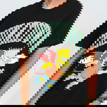 Тениска MARKET The Simpsons Devil Arc Tee Черно | CTM1990342 / 0001, 4