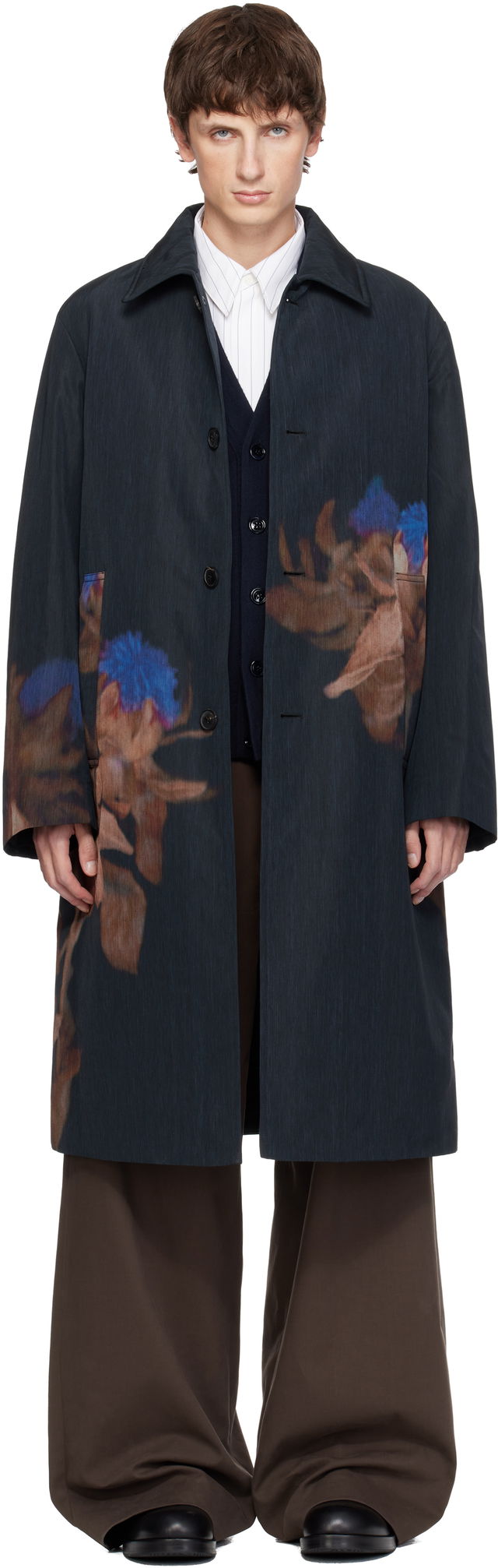 Dries Van Noten Printed Coat