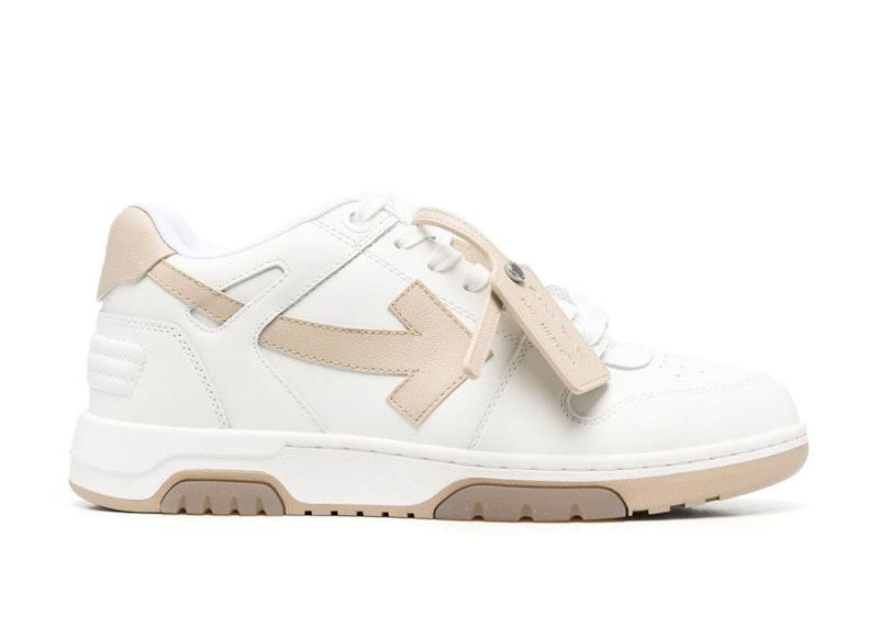 Кецове и обувки Off-White Out Of Office OOO Low Tops White Sand Бяло | OMIA189S23LEA0010117, 0