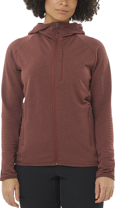 Суитчър Salomon ESSENTIAL LIGHTWARM Hoodie Кафяво | lc2278300, 0