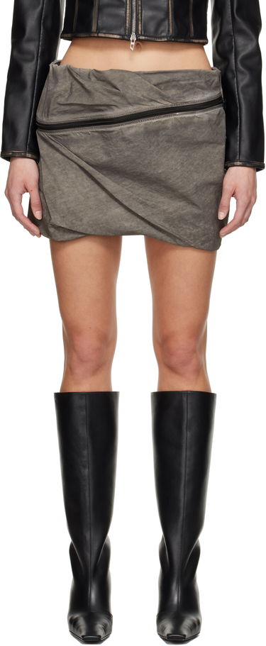 Пола Diesel Diesel O-Rigin Miniskirt Сиво | A16039 0IQAX, 0
