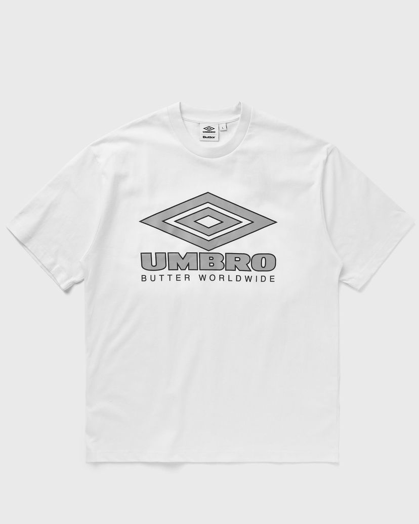 Тениска Butter Goods Umbro x Diamond Logo T-Shirt Бяло | P20036