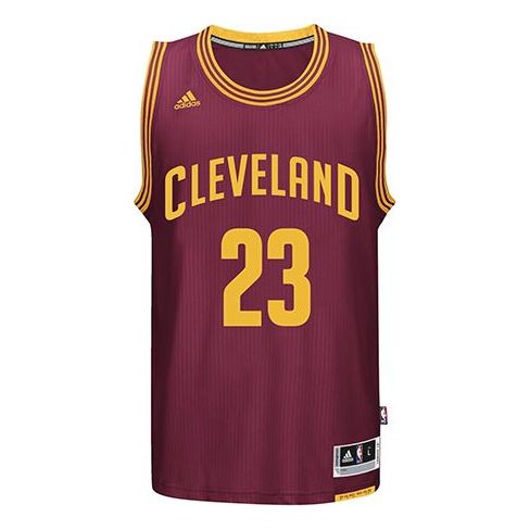 Фланелка adidas Originals Cleveland Cavaliers LeBron James Basketball Jersey Бургунди | A61199, 0