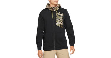 Суитчър Nike Nike Dri-FIT Camo Graphic Full-Zip Hoodie Черно | dd1733-010, 1