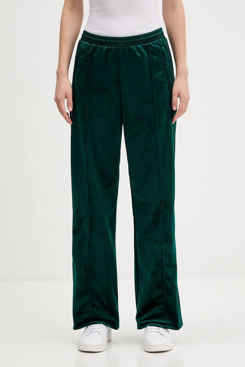 Панталони adidas Originals adidas Originals Velvet Tp Wide Leg Pants Зелено | JV7509