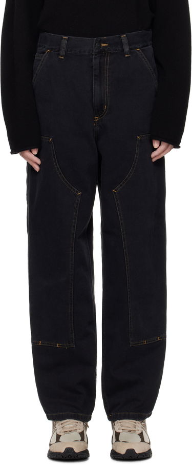 Карго панталони Carhartt WIP Double Knee Denim Work Pants Черно | I034229 8906, 0
