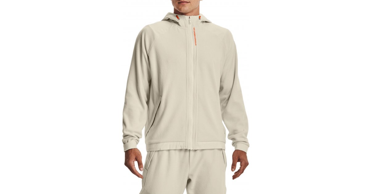 Суитчър Under Armour Under Armour UA Rush Fleece Full-Zip Hoodie Бежово | 1366178-279, 1