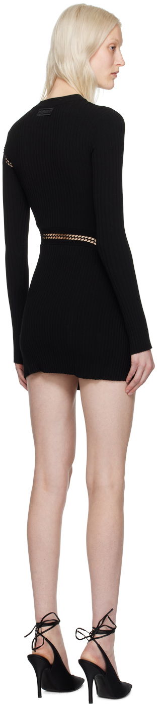 Pокля The Attico Attico Cutout Minidress Черно | 242WCA283 KV001, 2