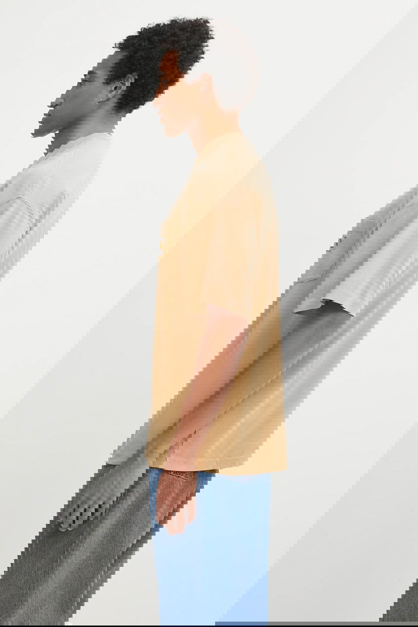 Тениска Carhartt WIP S/S Hudson Pocket T-Shirt Бежово | I035140.07E5F, 1