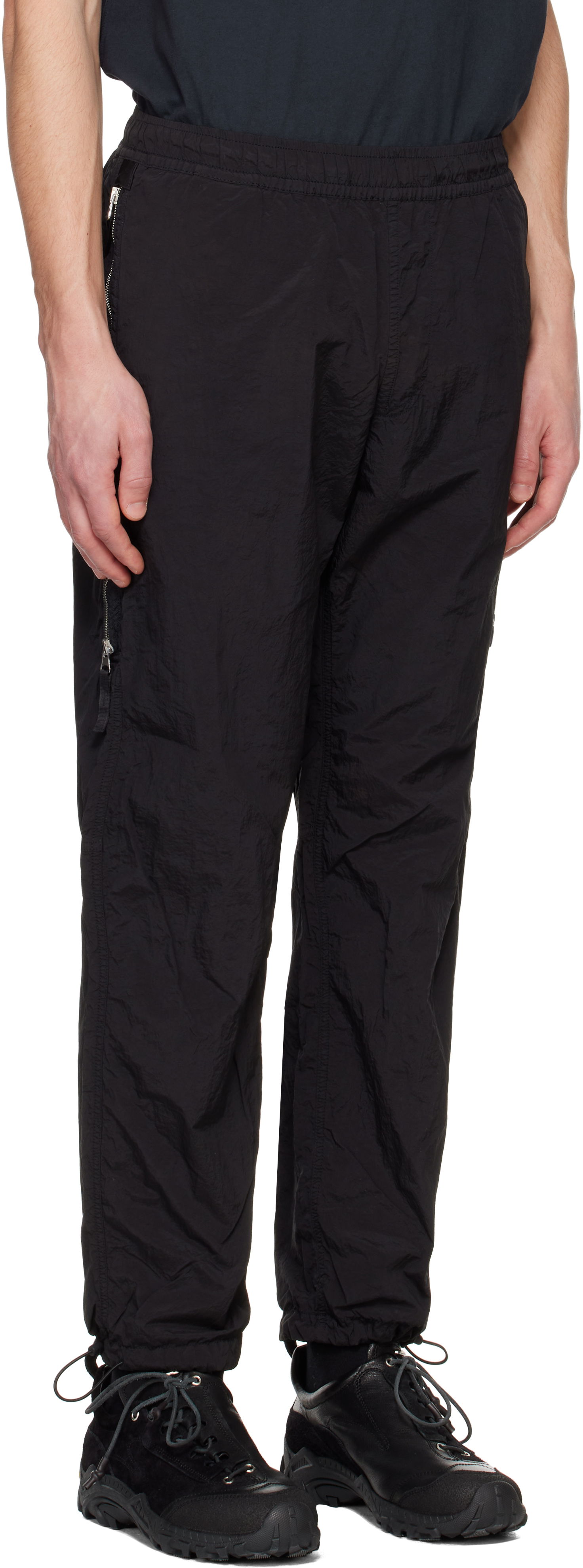 Спортни панталони Stone Island Stone Island Regenerated Nylon Metal ECONYL Sweatpants Черно | K1S15 3100005 S0019, 1
