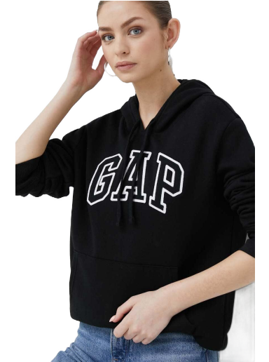 Суитчър GAP Full-Zip Hoodie Черно | 463506.01TRUEBLAC