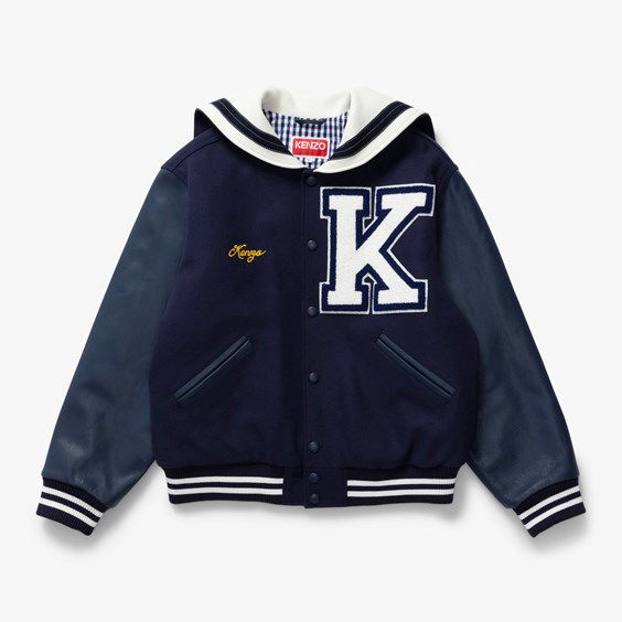 Яке KENZO Sailor Varsity Jacket Тъмно синьо | FD55BL1339ON.77, 0