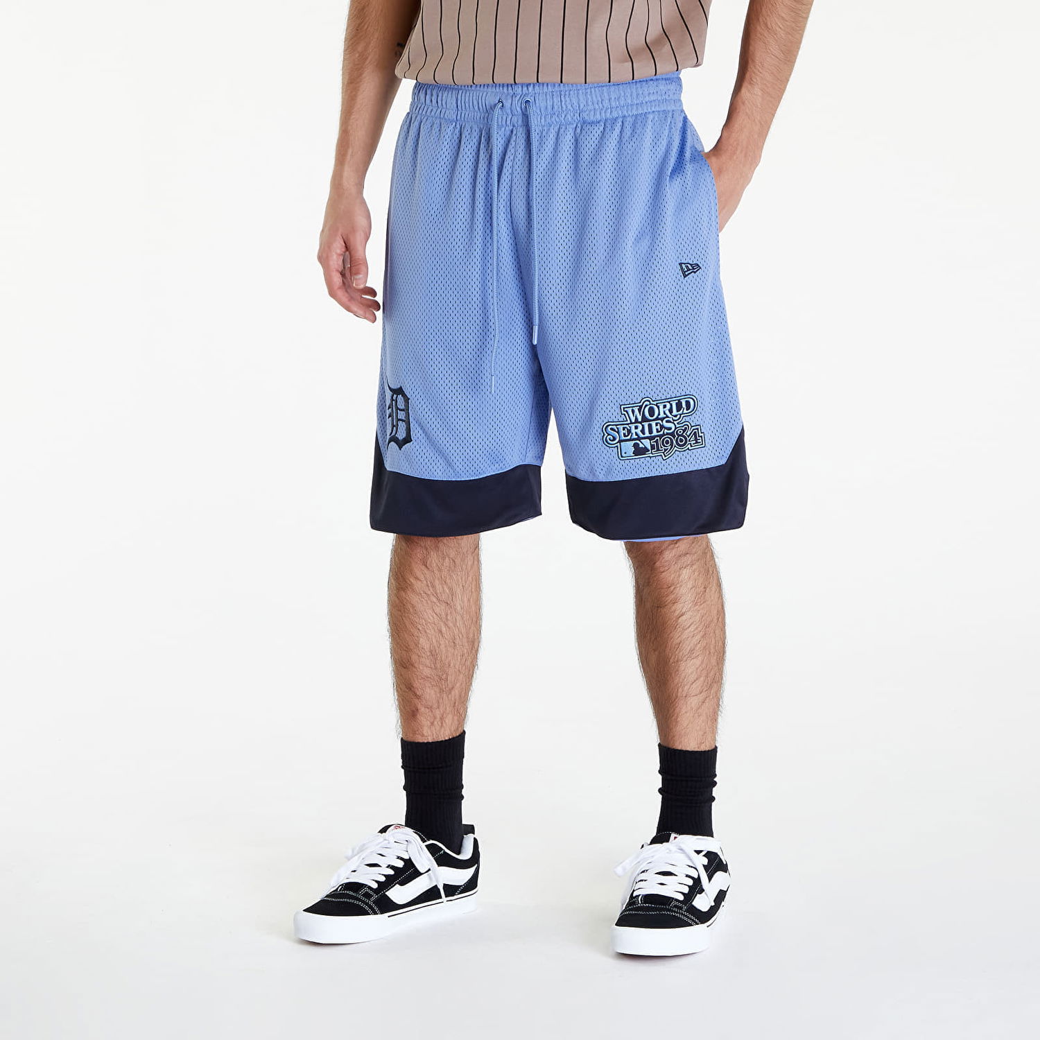 Къси панталони New Era Detroit Tigers MLB World Series Blue Mesh Shorts Синьо | 60435357, 0